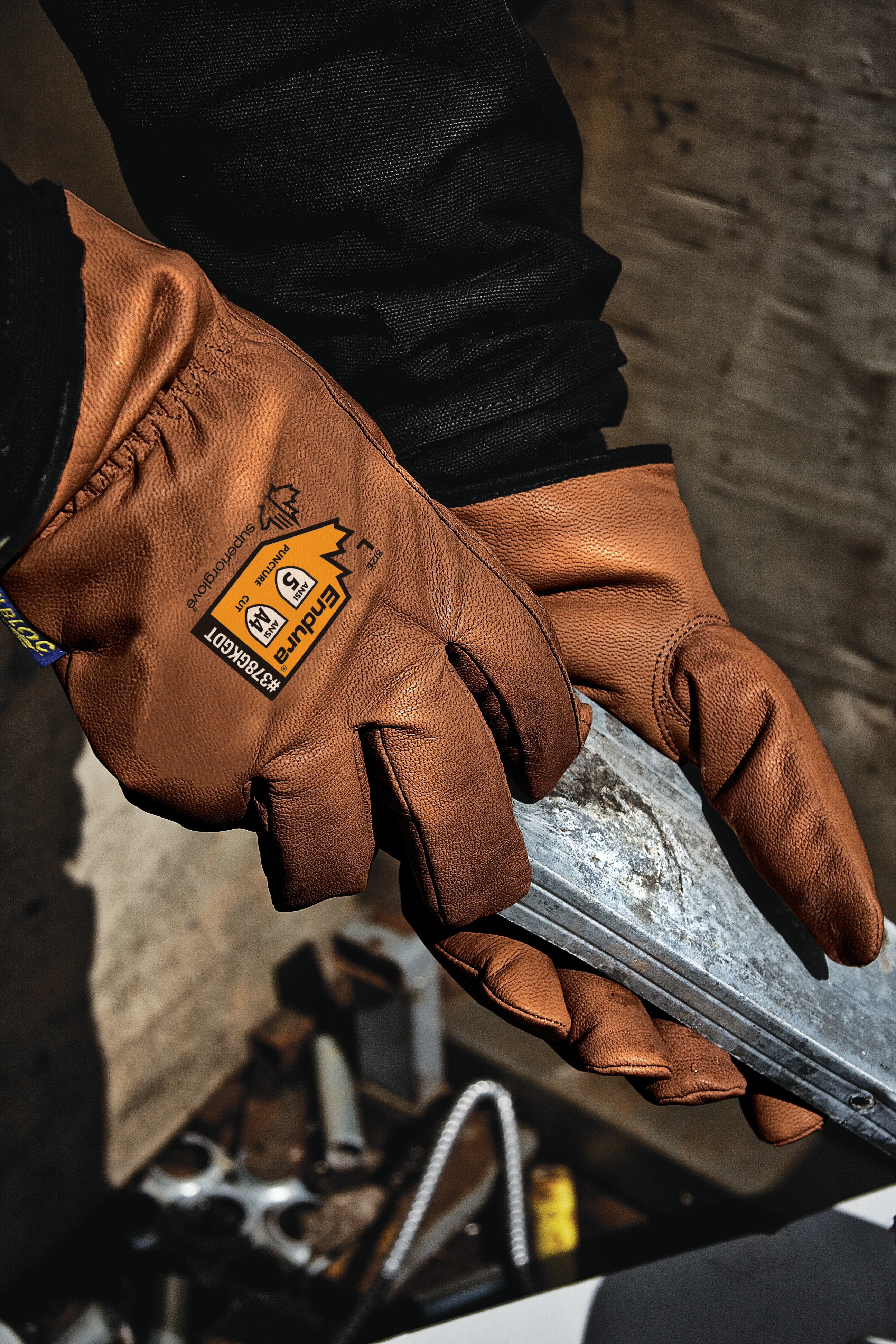Endura® Brand Industrial Leather Gloves